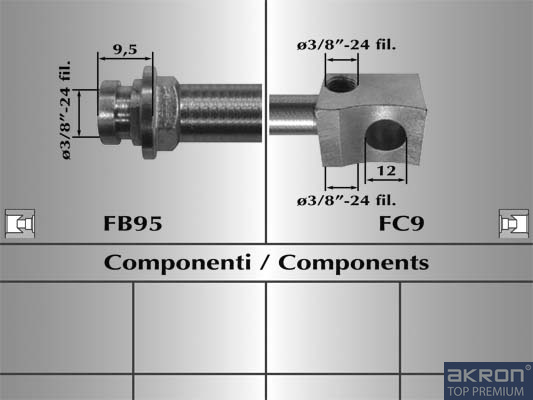 FLESSIBILE DEL FRENO - AKRON