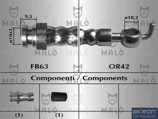FLESSIBILE DEL FRENO - AKRON
