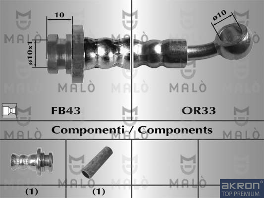 FLESSIBILE DEL FRENO - AKRON