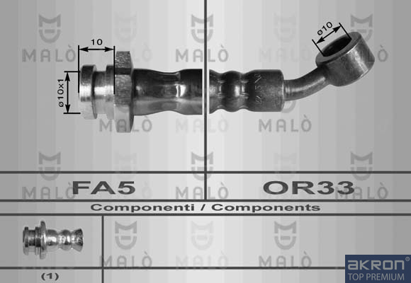 FLESSIBILE DEL FRENO - AKRON