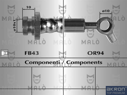FLESSIBILE DEL FRENO - AKRON