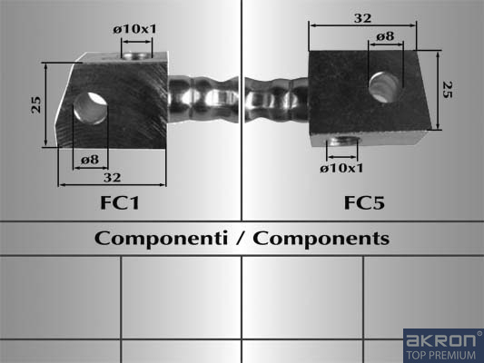 FLESSIBILE DEL FRENO - AKRON