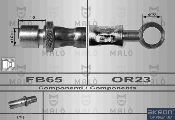 FLESSIBILE DEL FRENO - AKRON