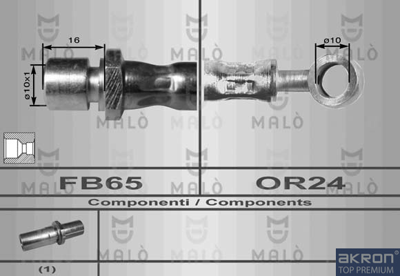 FLESSIBILE DEL FRENO - AKRON