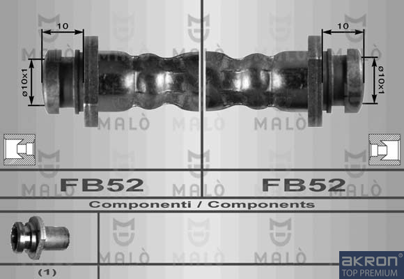 FLESSIBILE DEL FRENO - AKRON