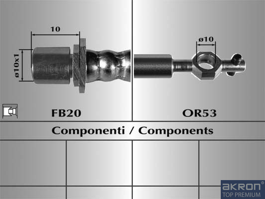 FLESSIBILE DEL FRENO - AKRON