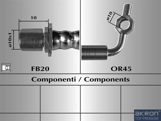 FLESSIBILE DEL FRENO - AKRON