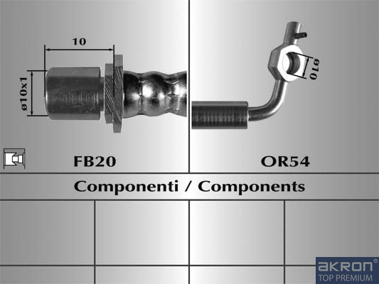 FLESSIBILE DEL FRENO - AKRON