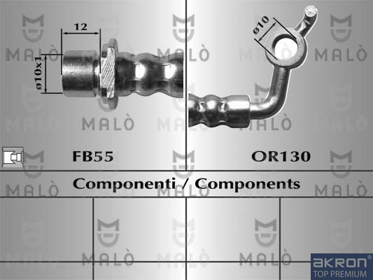 FLESSIBILE DEL FRENO - AKRON