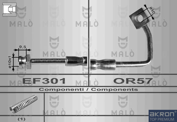 FLESSIBILE DEL FRENO - AKRON