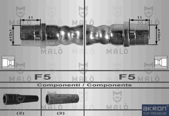 FLESSIBILE DEL FRENO - AKRON