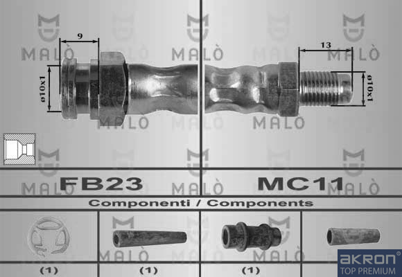 FLESSIBILE DEL FRENO - AKRON
