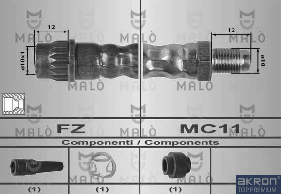 FLESSIBILE DEL FRENO - AKRON