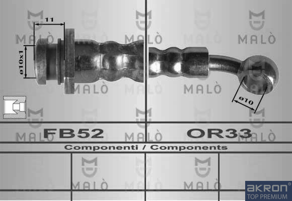 FLESSIBILE DEL FRENO - AKRON