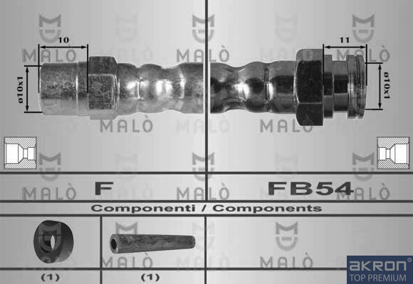 FLESSIBILE DEL FRENO - AKRON