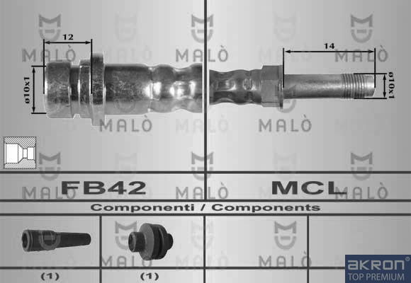 FLESSIBILE DEL FRENO - AKRON