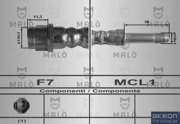 FLESSIBILE DEL FRENO - AKRON