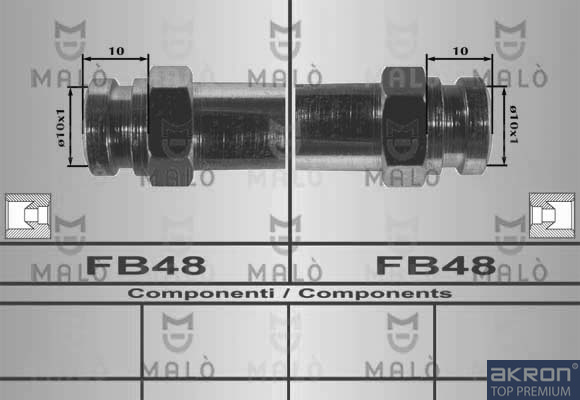 FLESSIBILE DEL FRENO - AKRON