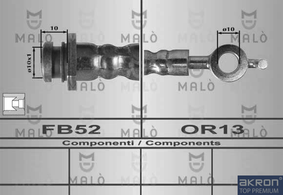 FLESSIBILE DEL FRENO - AKRON