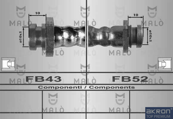 FLESSIBILE DEL FRENO - AKRON