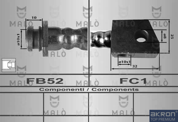 FLESSIBILE DEL FRENO - AKRON