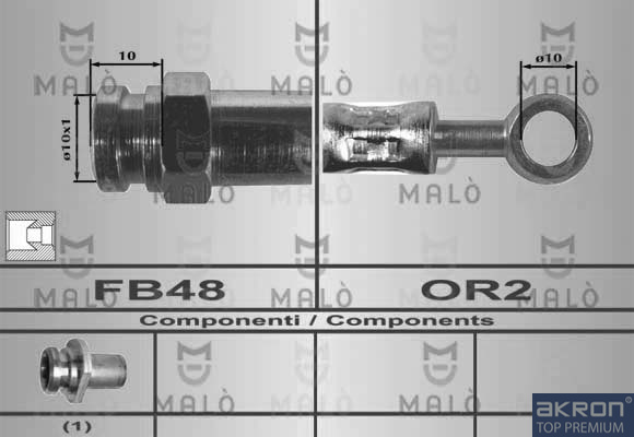 FLESSIBILE DEL FRENO - AKRON