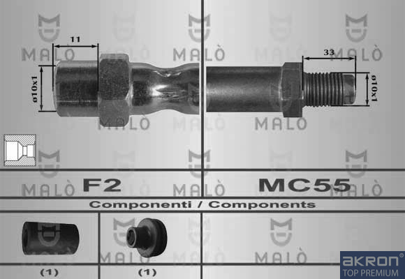 FLESSIBILE DEL FRENO - AKRON