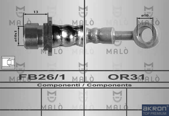FLESSIBILE DEL FRENO - AKRON