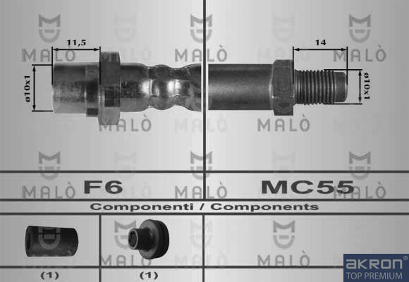 FLESSIBILE DEL FRENO - AKRON