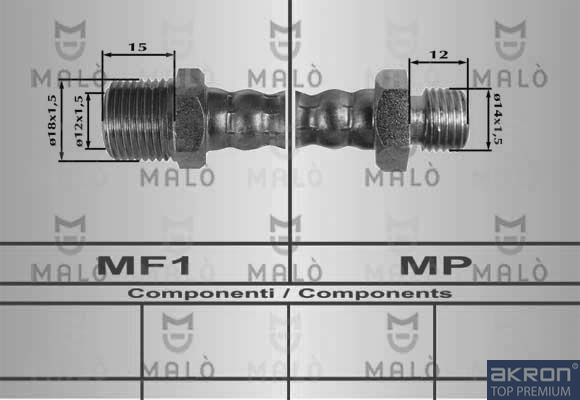 FLESSIBILE DEL FRENO - AKRON