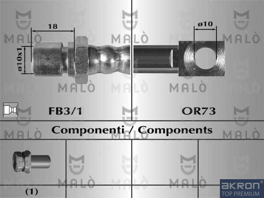 FLESSIBILE DEL FRENO - AKRON