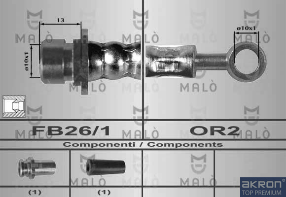 FLESSIBILE DEL FRENO - AKRON