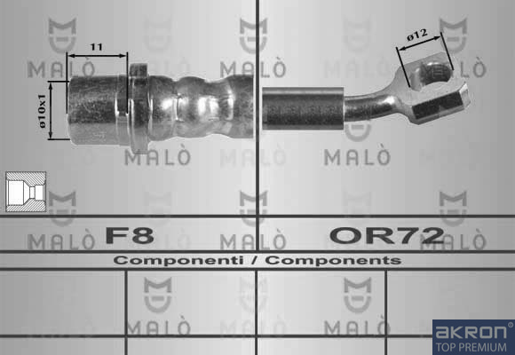 FLESSIBILE DEL FRENO - AKRON