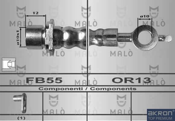 FLESSIBILE DEL FRENO - AKRON