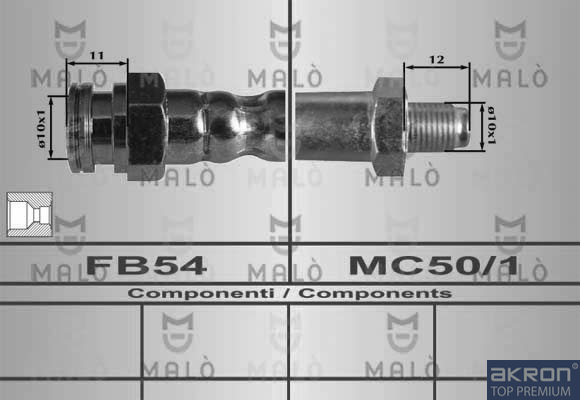 FLESSIBILE DEL FRENO - AKRON