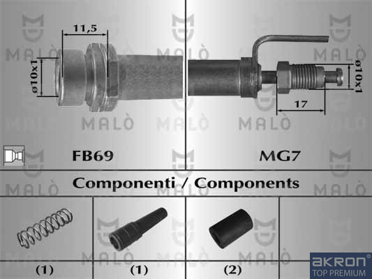 FLESSIBILE DEL FRENO - AKRON