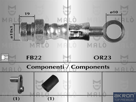 FLESSIBILE DEL FRENO - AKRON