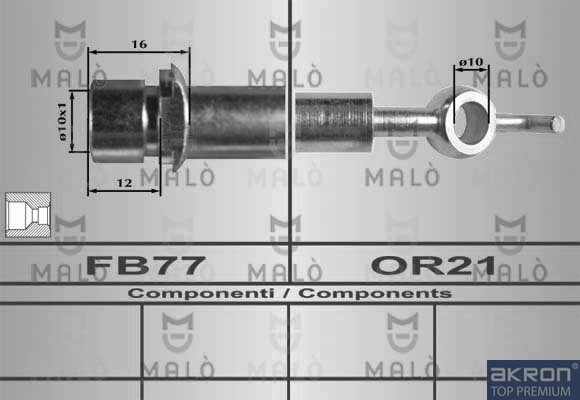 FLESSIBILE DEL FRENO - AKRON