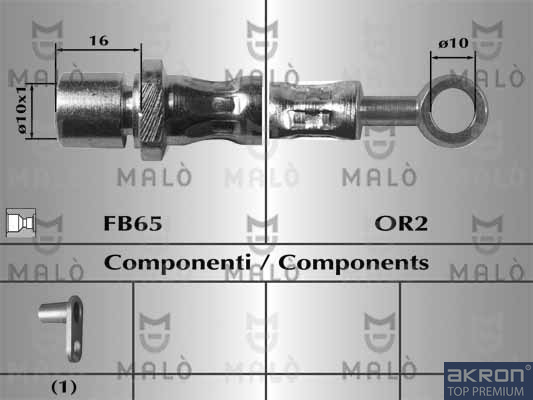 FLESSIBILE DEL FRENO - AKRON