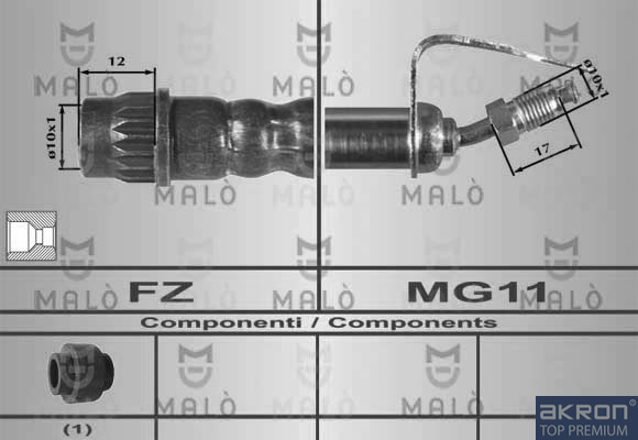 FLESSIBILE DEL FRENO - AKRON