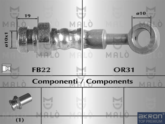 FLESSIBILE DEL FRENO - AKRON