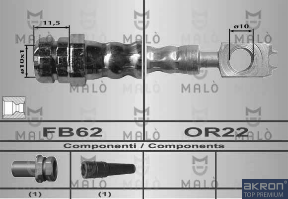 FLESSIBILE DEL FRENO - AKRON