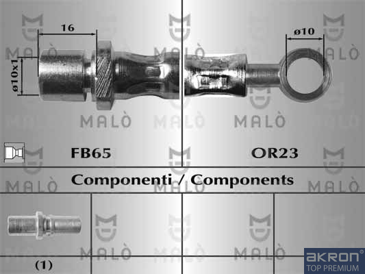 FLESSIBILE DEL FRENO - AKRON