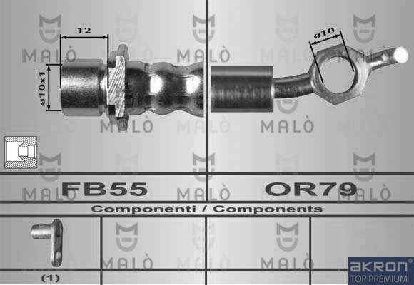 FLESSIBILE DEL FRENO - AKRON