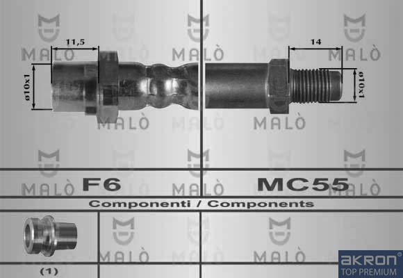 FLESSIBILE DEL FRENO - AKRON