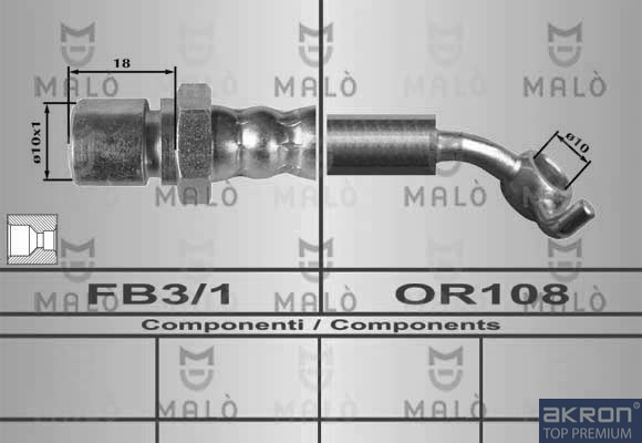 FLESSIBILE DEL FRENO - AKRON