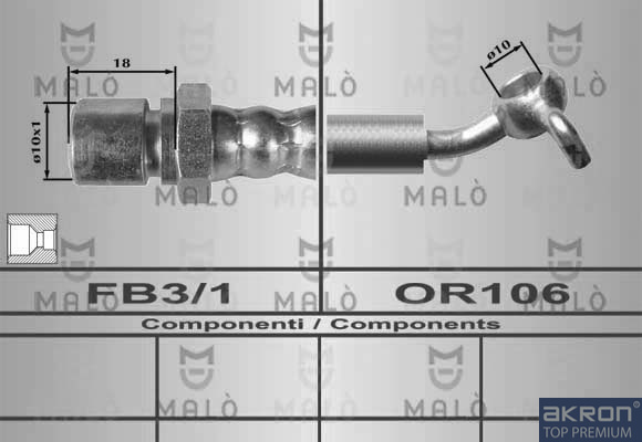 FLESSIBILE DEL FRENO - AKRON