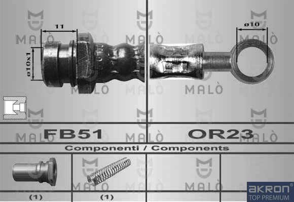 FLESSIBILE DEL FRENO - AKRON