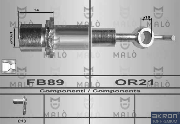 FLESSIBILE DEL FRENO - AKRON