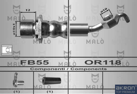 FLESSIBILE DEL FRENO - AKRON
